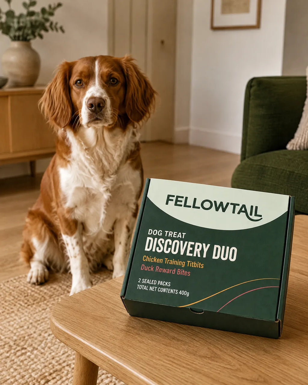 FELLOWTAIL Dog Treat Discovery Duo