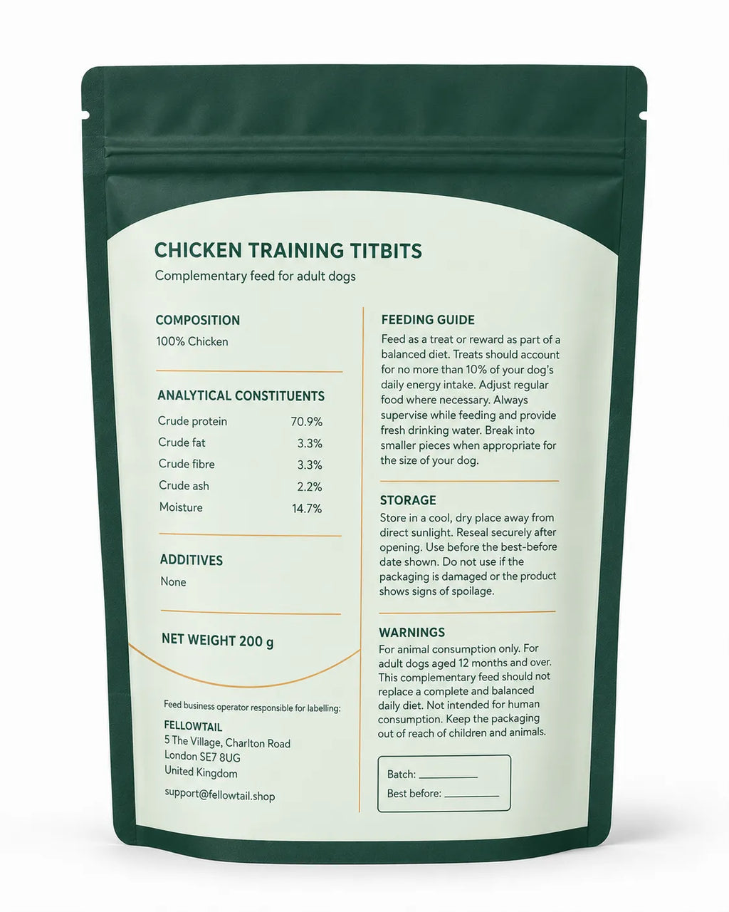 FELLOWTAIL Chicken Training Titbits