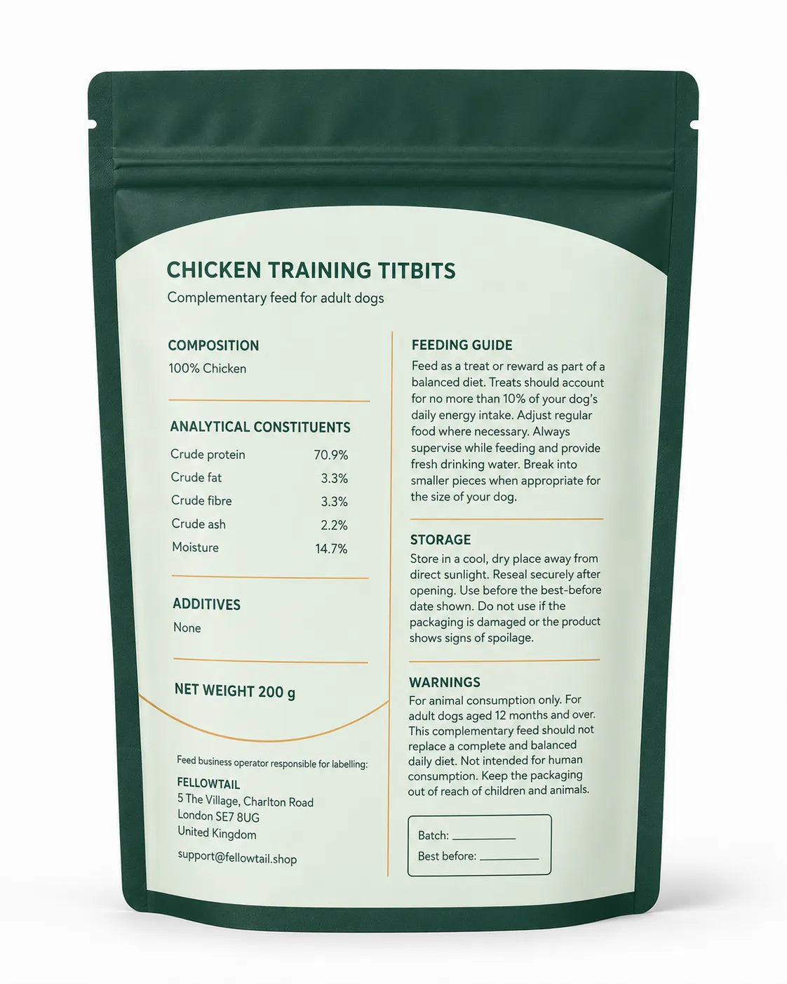 FELLOWTAIL Chicken Training Titbits