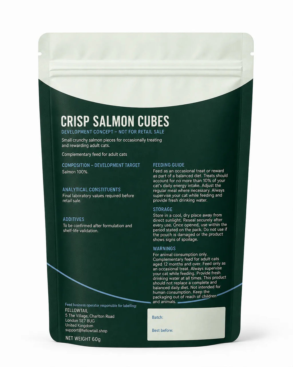 FELLOWTAIL Crisp Salmon Cubes